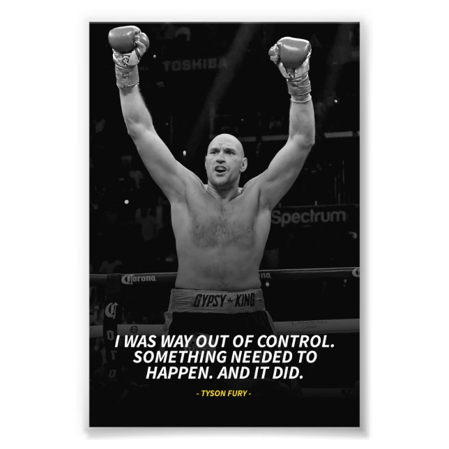 Tyson fury Photo Enlargement Fotodruck (Vorne)