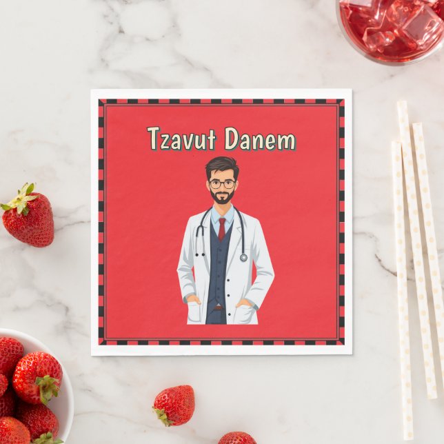 Tzavut Danem Papiertaschentuch Serviette (Beispiel)
