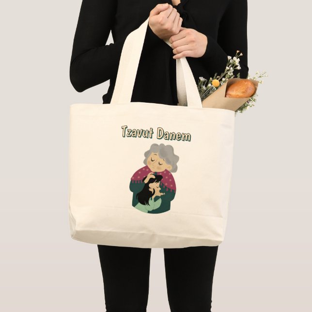 Tzavut Danem Tote Bag Jumbo Stoffbeutel (Vorderseite (Produkt))