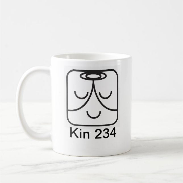 Tzolkin Mago Branco Kin 234 Kaffeetasse (Links)