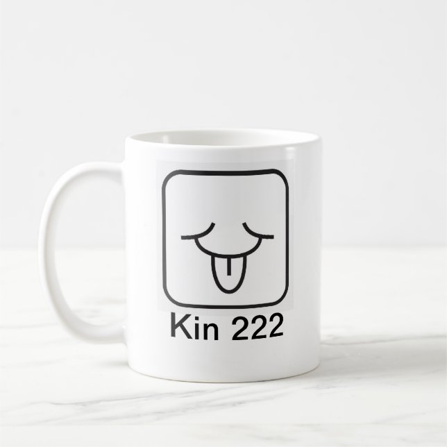 Tzolkin Vento Branco Kin 222 Kaffeetasse (Links)