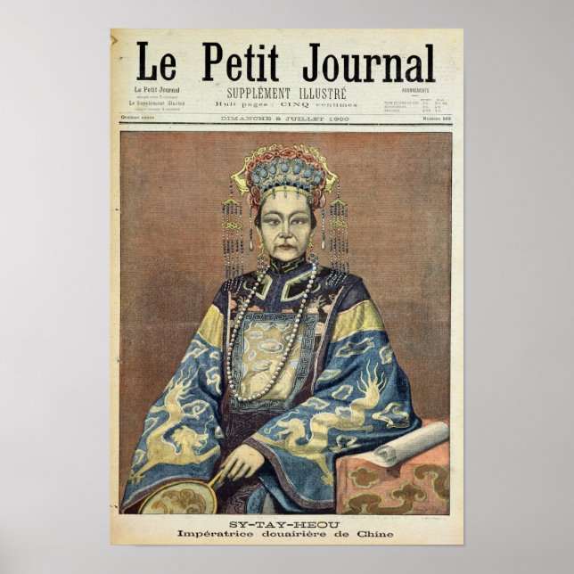 Tz'U-Hsi Empress Dowager von China Poster (Vorne)