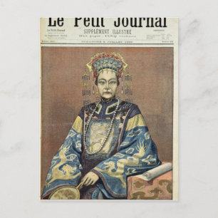 Tz'U-Hsi Empress Dowager von China Postkarte
