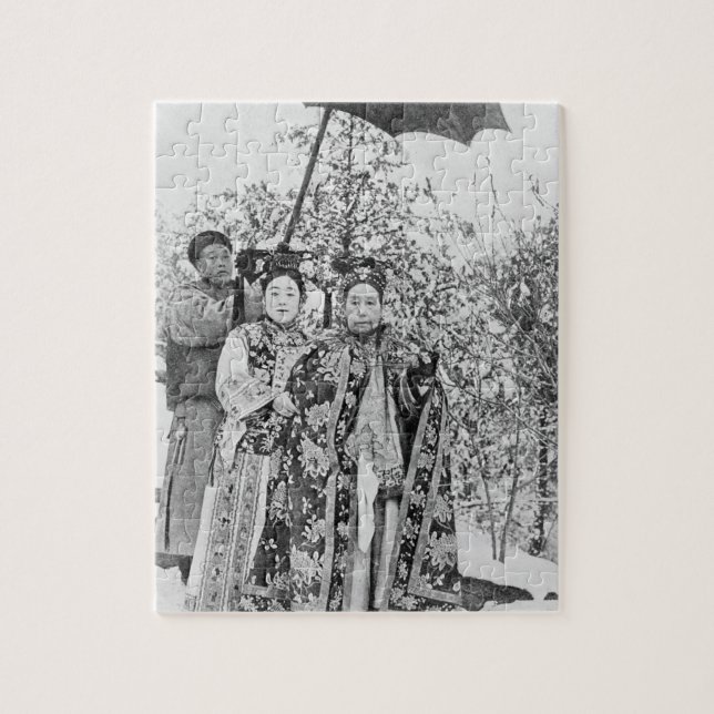 Tz'u sein (1835-1908) KaiserinDowager der China, Puzzle (Vertikal)