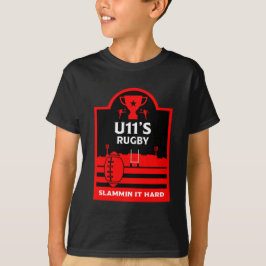 U11 Junior Rugby Players T - Shirt