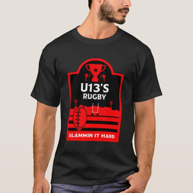 U13 Junior Rugby Players T - Shirt (Vorderseite)