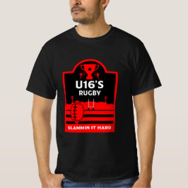 U16 Junior Rugby Players T - Shirt