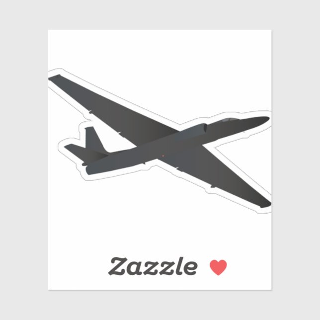 U-2 Dragon Lady Reconnaissance Aircraft Aufkleber (Blatt)