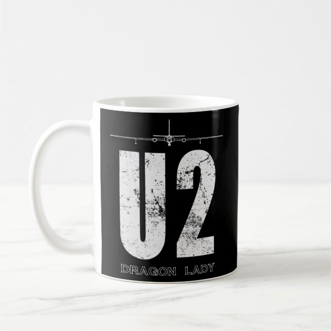 U-2 Dragon Lady Spy Flugzeug Kaffeetasse (Links)