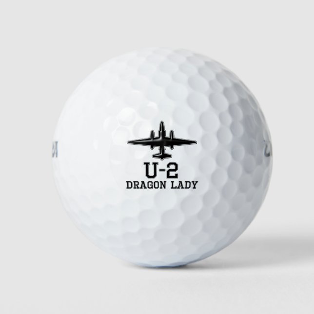 U-2 Spy-Flugzeug Golfball (Vorderseite)