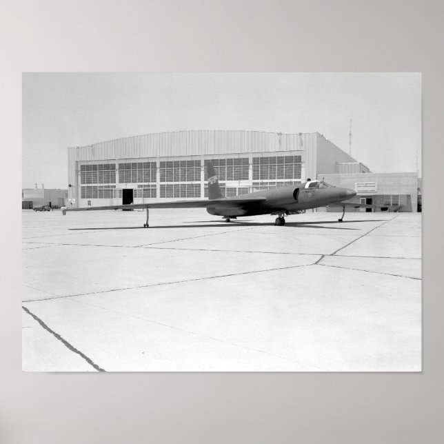 U-2 Spy-Flugzeug mit feinen NASA-Kennzeichnungen Poster (Vorne)