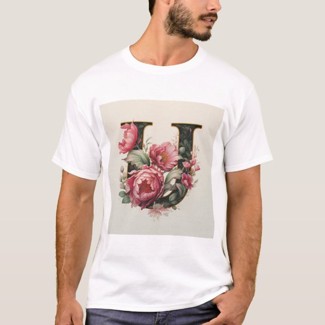 U-Alphabetname T-Shirt (Vorderseite)