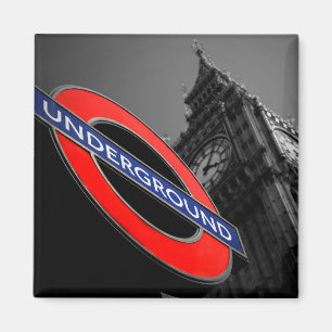 U-Bahn bei Westminster Kühlschrank Magnet