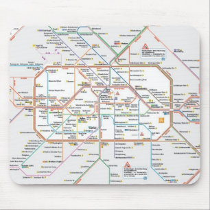 U-Bahn Berlin Mousepad