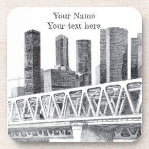 U-Bahn-Brücke Getränkeuntersetzer