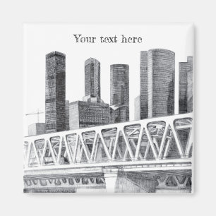 U-Bahn-Brücke Magnet