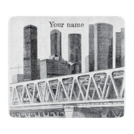 U-Bahn-Brücke Schneidebrett