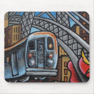 U-Bahn-Graffiti-Kunst Mousepad