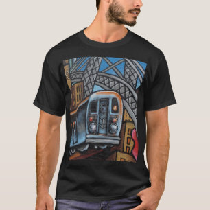 U-Bahn-Graffiti-Kunst T-Shirt
