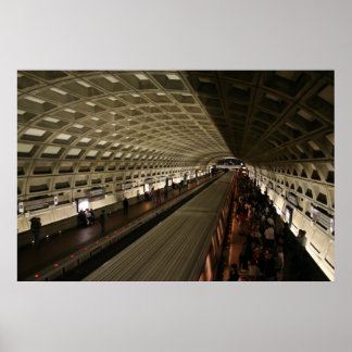 U-Bahn in Washington, D.C. Poster