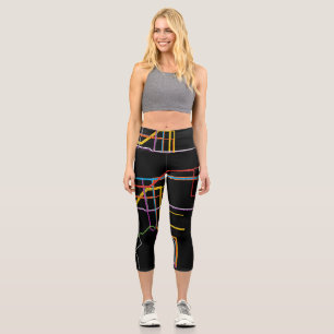 U-Bahn-Karte Capri Leggings