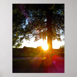 U-Bahn-Park Highbanks: Sunset, Columbus, Ohio Poster