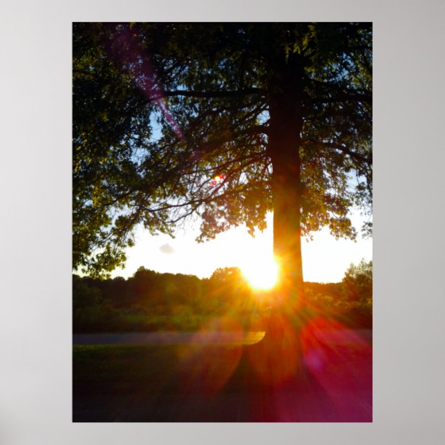 U-Bahn-Park Highbanks: Sunset, Columbus, Ohio Poster (Vorne)