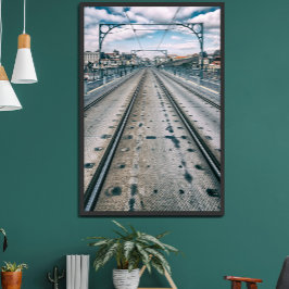 U-Bahn-Station Dom Luis I Brücke Oberdeck Poster