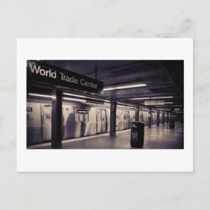 U-Bahn-Station World Trade Center - NYC Postkarte