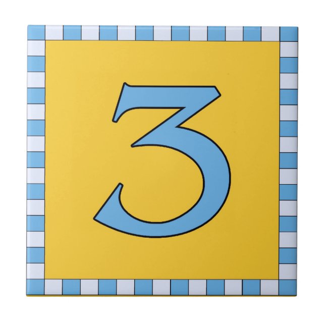 U-Bahn-Tiles-Karo 3 Fliese (Vorderseite)