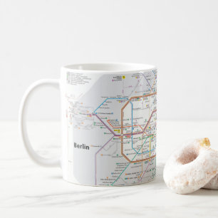 U-Bahn von Berlin Kaffeetasse