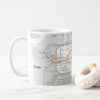 U-Bahn von Berlin Kaffeetasse