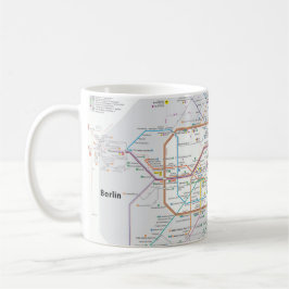 U-Bahn von Berlin Kaffeetasse