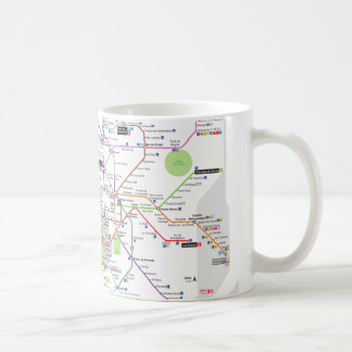 U-Bahn von Madrid Kaffeetasse
