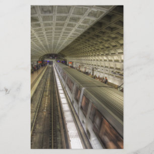 U-Bahnhof Washington DC Briefpapier