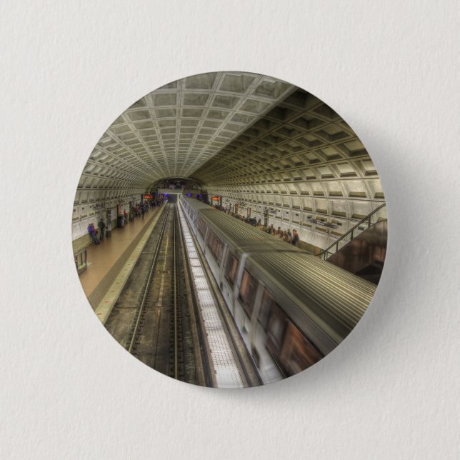 U-Bahnhof Washington DC Button (Vorderseite)