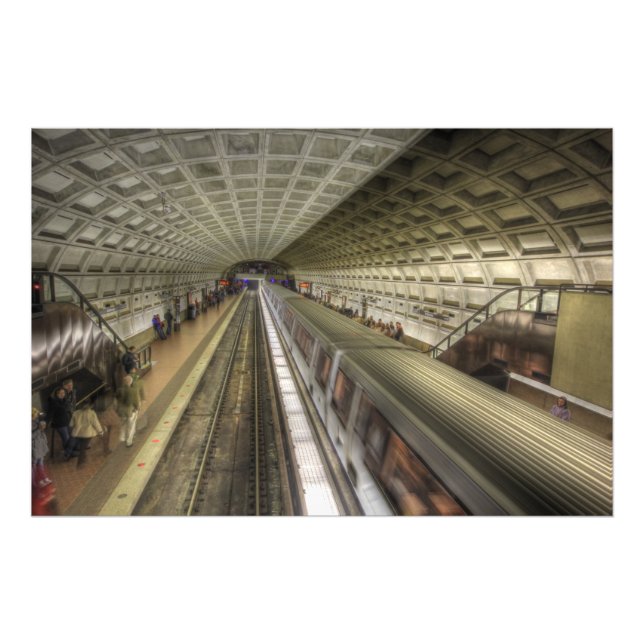 U-Bahnhof Washington DC Fotodruck (Vorne)