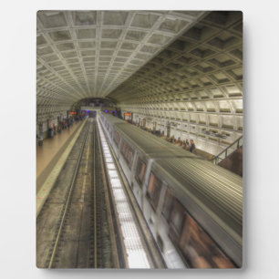 U-Bahnhof Washington DC Fotoplatte