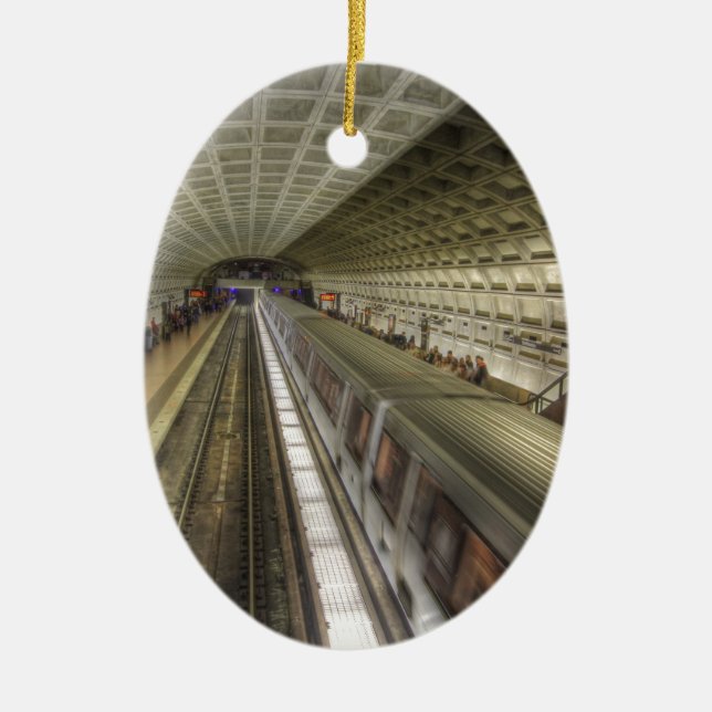 U-Bahnhof Washington DC Keramikornament (Vorne)