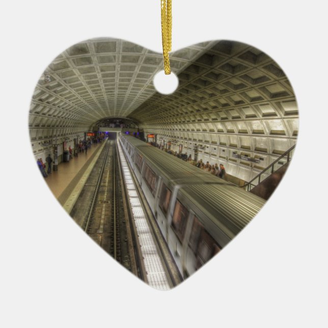 U-Bahnhof Washington DC Keramikornament (Vorne)