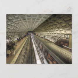 U-Bahnhof Washington DC Postkarte