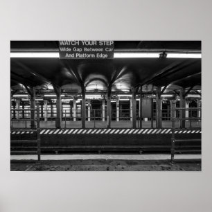 U-Bahnstation Times Square New York City Poster