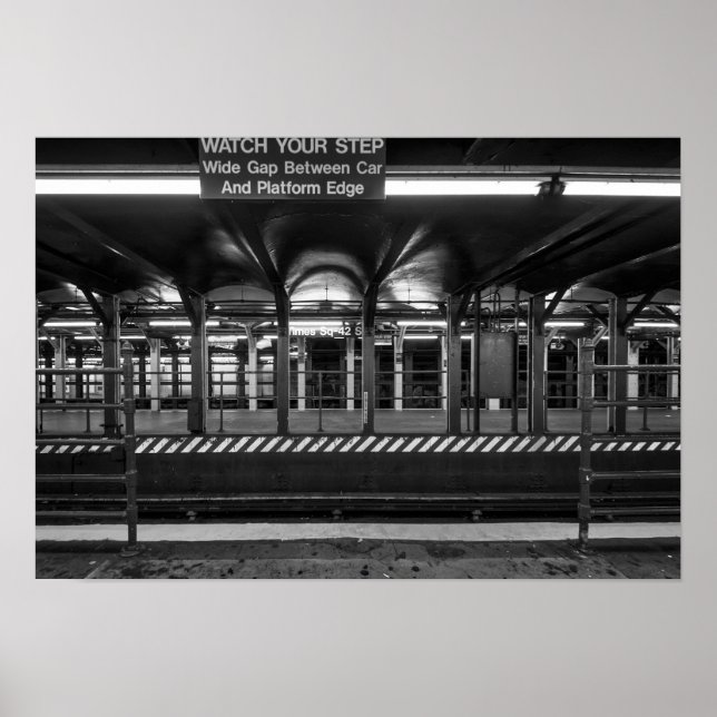 U-Bahnstation Times Square New York City Poster (Vorne)