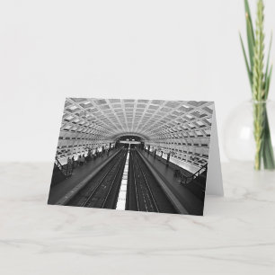 U-Bahnstation Washington - Blick auf die Rails Karte