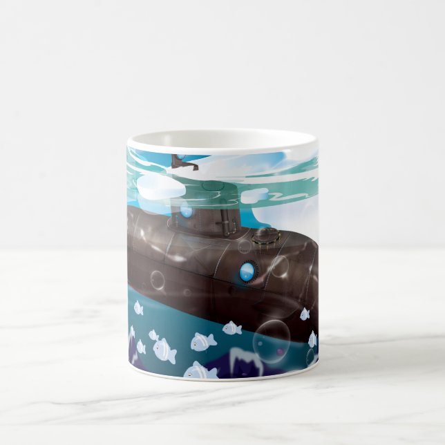 U-Boot-Arktis-Abenteuer Kaffeetasse (Mittel)