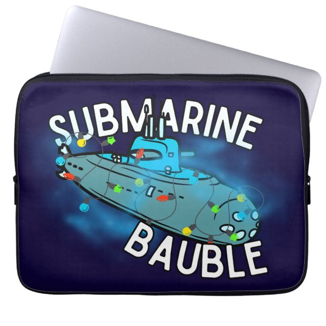 U-Boot, Bauble, Weihnachten Laptopschutzhülle (Vorderseite)