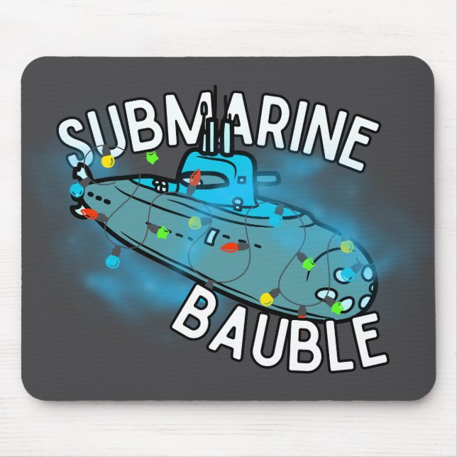 U-Boot, Bauble, Weihnachten Mousepad (Vorne)