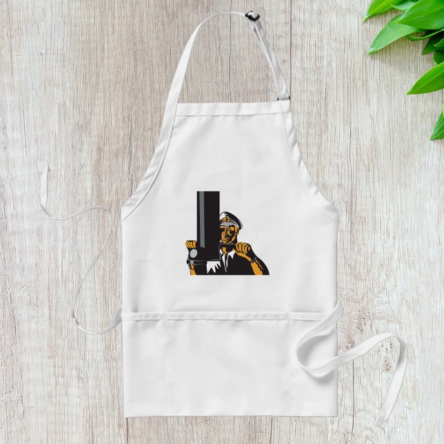 U-Boot-Captain mit Periscope Schürze (Von Creator hochgeladen)