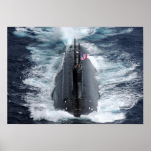 U-Boot der Seawolf-Klasse USS Connecticut (SSN-22) Poster