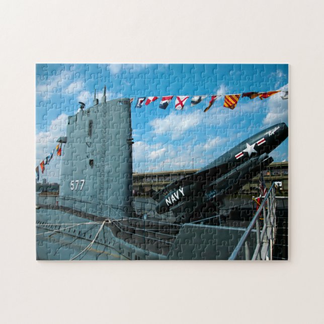 U-Boot Docks New York. Puzzle (Horizontal)